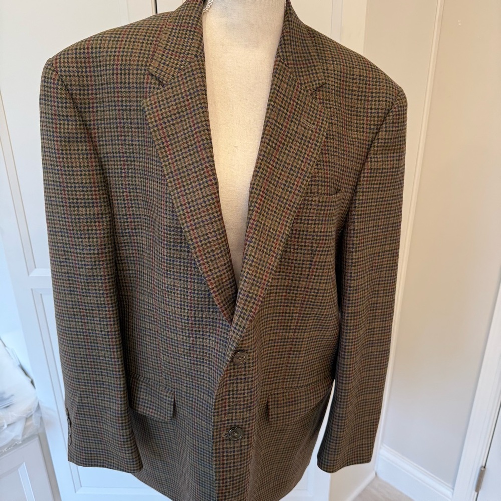 Men's JoS A Bank Classic Checkered Blazer